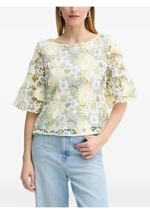 Bruuns Bazaar floral bell-sleeve top - Green