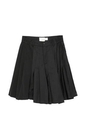 Feng Chen Wang pleated shorts - Black