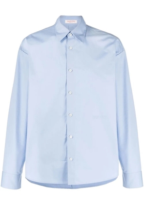 Valentino Garavani embroidered shirt - Blue
