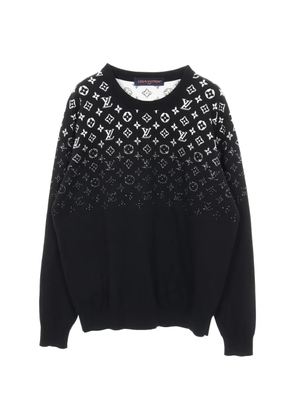 Louis Vuitton Pre-Owned gradient knit crew-neck sweatshirt - Black