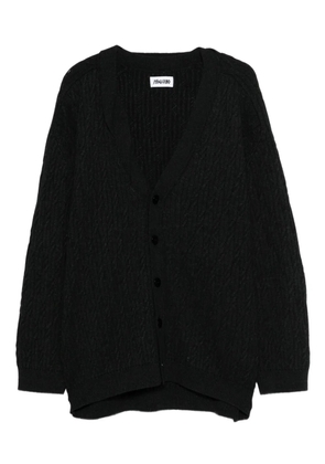 Magliano cable-knit cashmere cardigan - Black
