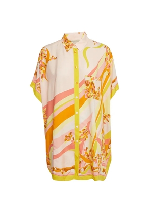 PUCCI Pre-Owned printed crepe blouse - Yellow