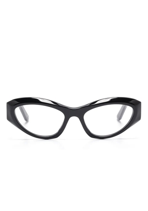 Balenciaga Eyewear logo-print glasses - Black