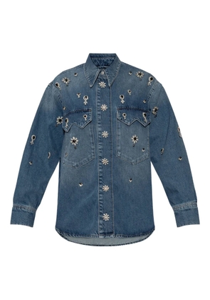 AllSaints embellished shirt - Blue