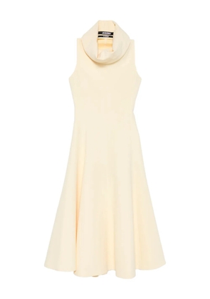 Jacquemus cowl-neck sleeveless dress - Yellow