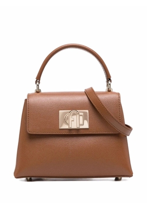 Furla 1927 leather tote bag - Brown