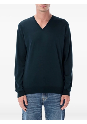 John Smedley Blenheim V-neck sweater - Green