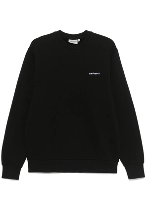 Carhartt WIP script-embroidered sweatshirt - Black