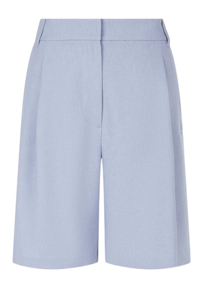 TOMBOY pleated pocket tailored shorts - Blue