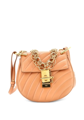 Chloé Pre-Owned Drew Bijou Quilted Leather Mini crossbody bag - Neutrals
