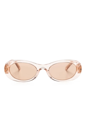 Miu Miu Eyewear oval-frame sunglasses - Pink
