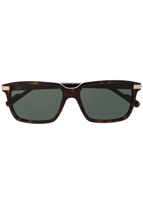 Cartier Eyewear C de Cartier rectangular-frame sunglasses - Brown