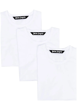 Palm Angels plain stretch-cotton T-shirt - Black