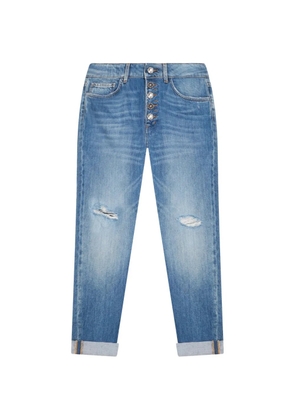 DONDUP ripped buttoned jeans - Blue