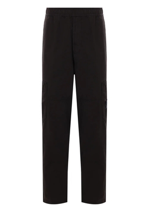Stone Island Compass Badge cotton trousers - Black