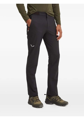 Salewa logo-print performance trousers - Black