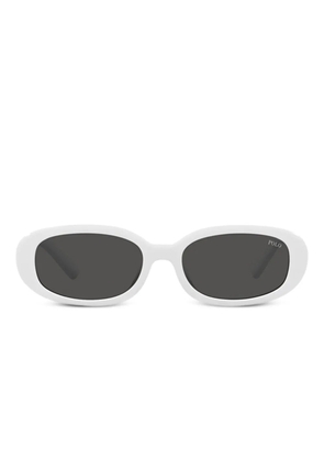 Polo Ralph Lauren oval-frame sunglasses - White