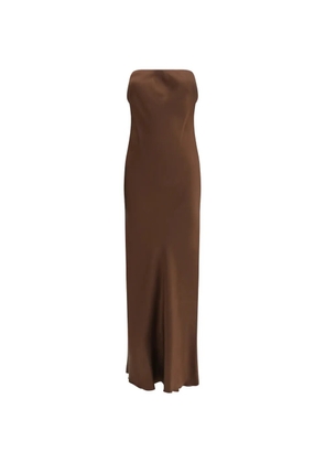 Forte Forte column sleeveless dress - Brown