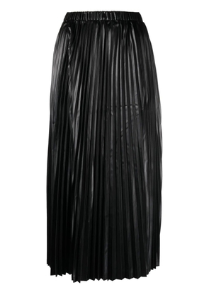 Junya Watanabe pleated layered cropped trousers - Black