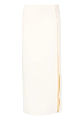 Jil Sander wrap midi skirt - Neutrals
