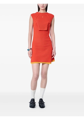 Kiko Kostadinov textured knit sleeveless dress