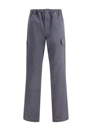 GR10K cargo-pocket washed trousers - Grey