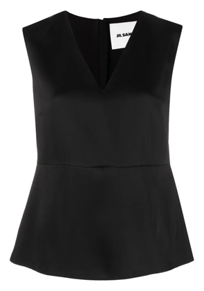 Jil Sander V-neck tank top - Black