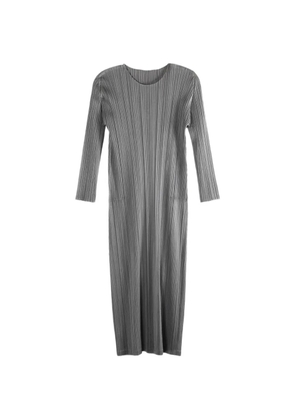 Pleats Please Issey Miyake pleated dress - Grey