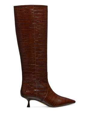 Stuart Weitzman 50mm Naomi boots - Brown