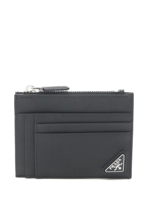 Prada Pre-Owned 2020s Saffiano leather card holder - Black