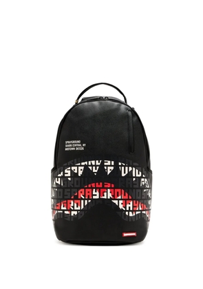 Sprayground Shark Central Infinity Mouth graphic-print backpack - Black