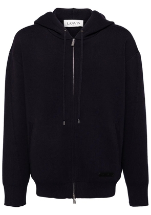 Lanvin zip up hoodie - Blue