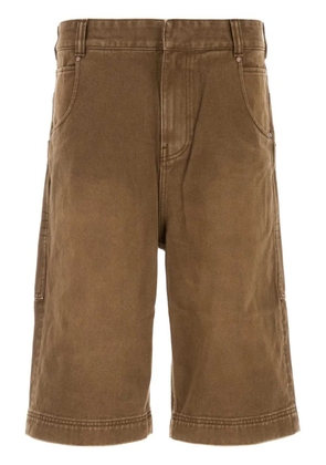 ENTIRE STUDIOS denim bermuda shorts - Brown