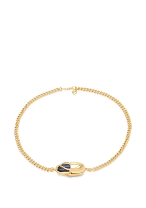 Capsule Eleven Capsule Crystal black tourmaline necklace - Gold