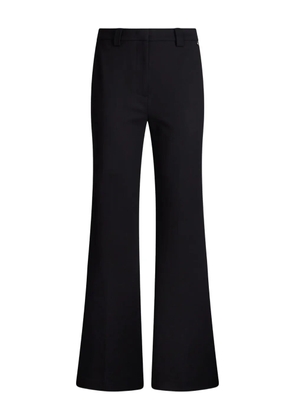 LIU JO logo-plaque trousers - Black