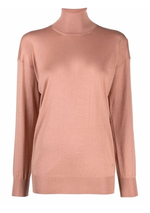 TOM FORD high-neck knitted long-sleeve top - Pink