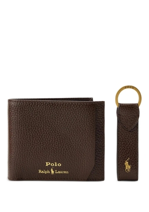 Polo Ralph Lauren pebble leather wallet - Brown