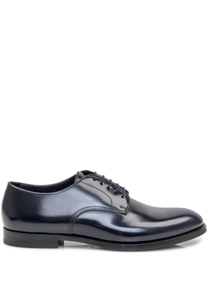 Doucal's leather derby shoes - Black