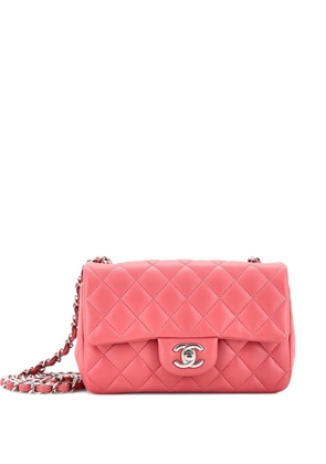 CHANEL Pre-Owned Classic Single Flap Bag Quilted Lambskin Mini crossbody bag - Pink