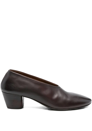 Marsèll 50mm leather block-heel pumps - Brown