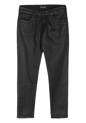 Salvatore Santoro logo-patch jeans - Black