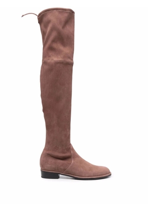 Stuart Weitzman thigh-high fitted boots - Brown