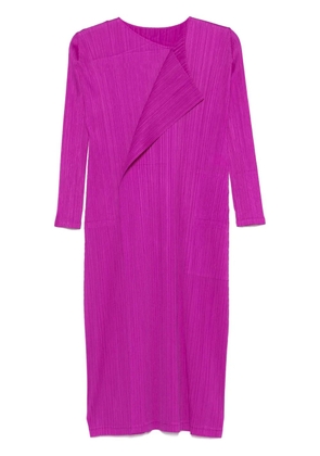 Pleats Please Issey Miyake Light Wave midi dress - Pink