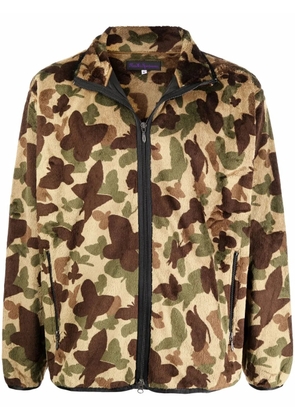 Needles camouflage bomber jacket - Green