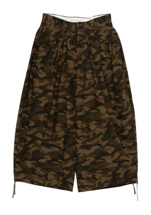 KHOKI camouflage trousers - Green