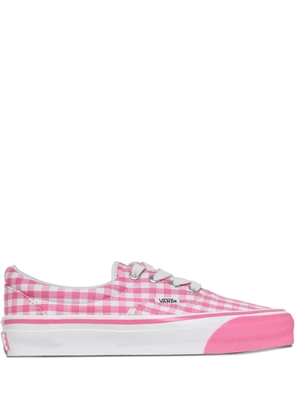 Comme Des Garçons x Vans Ginham Check Era sneakers - Pink