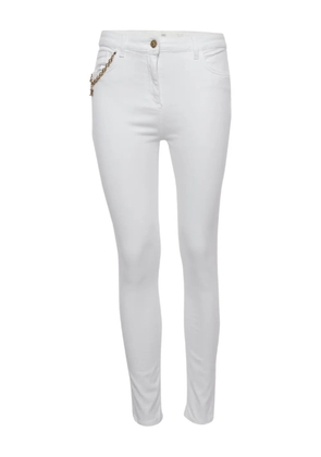 Elisabetta Franchi charm-detail jeans - White