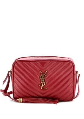 Saint Laurent Pre-Owned Lou Camera Bag Matelasse Chevron Leather Small crossbody bag - Red