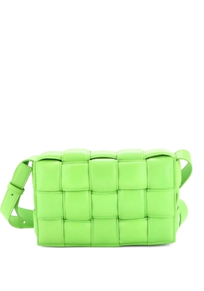 Bottega Veneta Pre-Owned Cassette Padded Maxi Intrecciato Leather Small crossbody bag - Green
