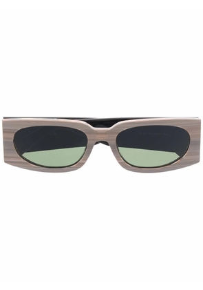 GCDS rectangular-frame sunglasses - Brown